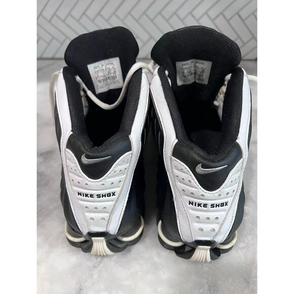 Vtg Nike Shox VC III Air Zoom Flight Men’s 8 White Black 313739-101 Basketball main image 6